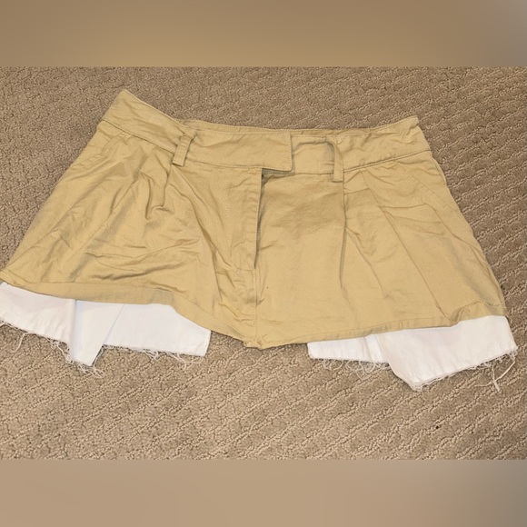 Never worn Luxe To Kill micro tan pleated skirt - Picture 2 of 3